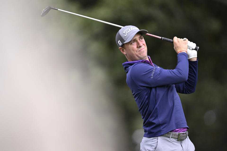 Justin Thomas, who made it onto the Ryder Cup team as a captain’s pick, is trying to get back into the swing of things this week in California. (Orlando Ramirez/Getty Images)